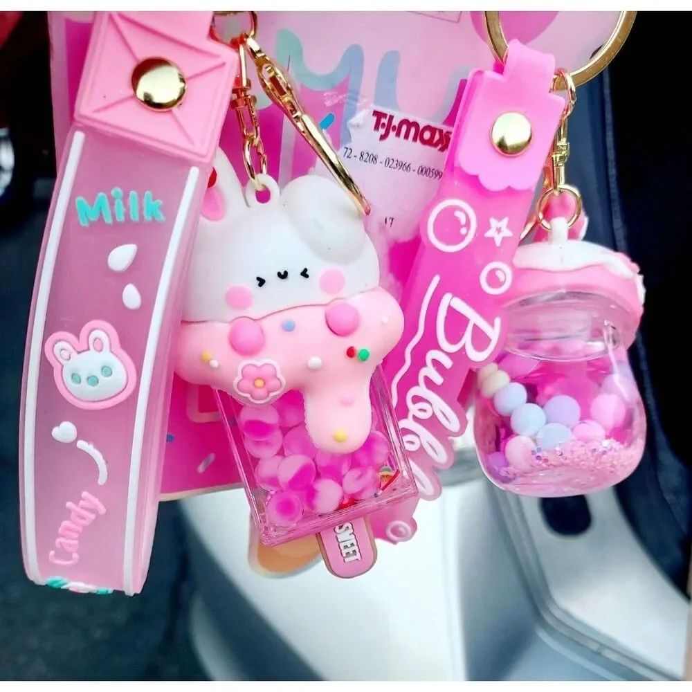NWT Kawaii cutie keychain set of 2